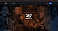 Desktop Screenshot of omegamastering.com