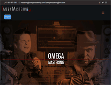 Tablet Screenshot of omegamastering.com